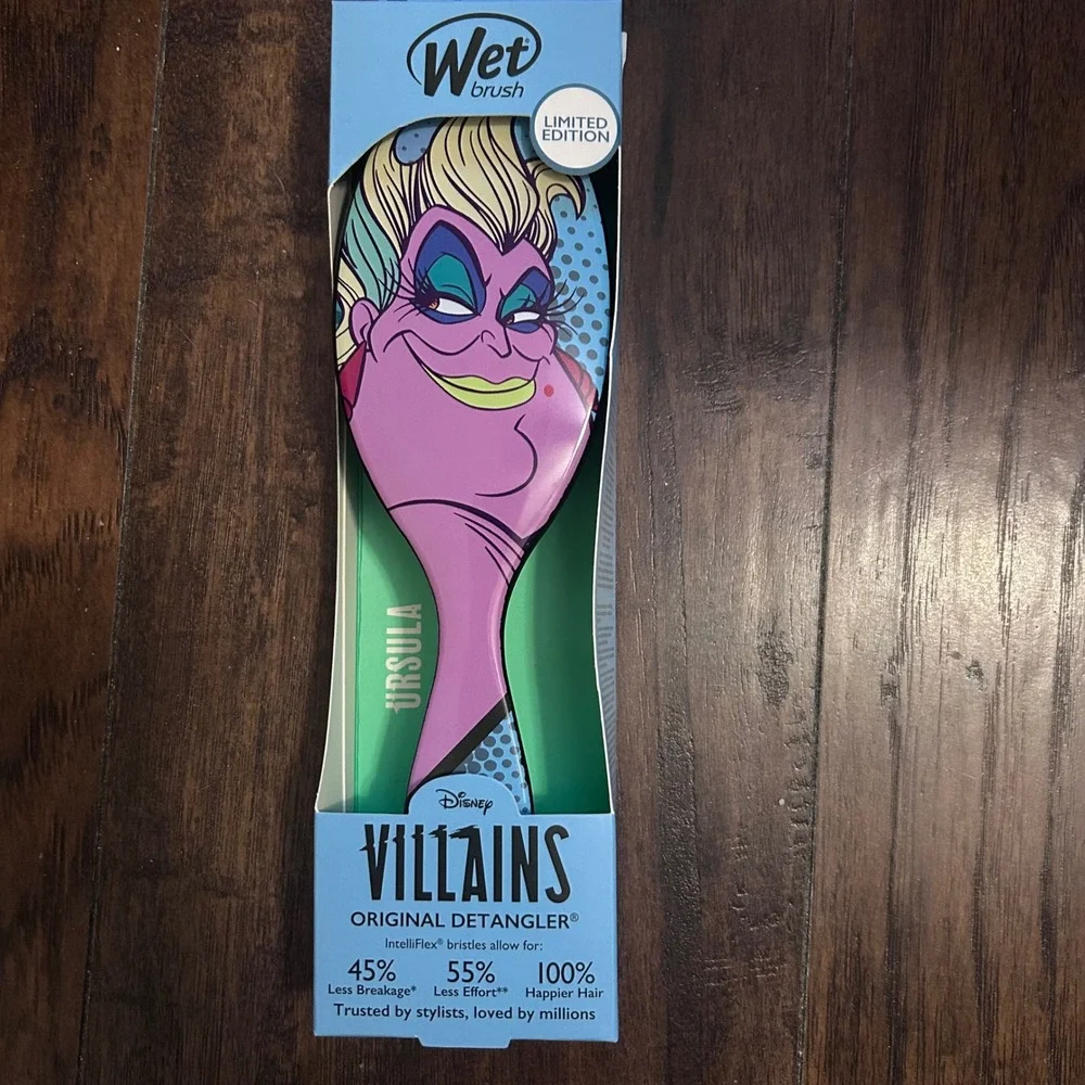 Wet Brush Disney Villains Ursula Rare‎ Original Detangler Hair  NEW